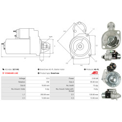 Démarreur Mustang 2050_1
