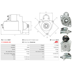 Démarreur Audi TT (FV3, FVP)_1