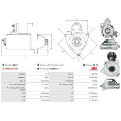 Démarreur Audi A3 (8L1)_1