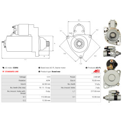 Démarreur Audi A3 (8V1, 8VK)_1