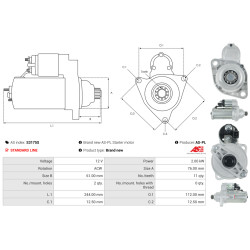 Démarreur Skoda OCTAVIA I Combi (1U5)_1