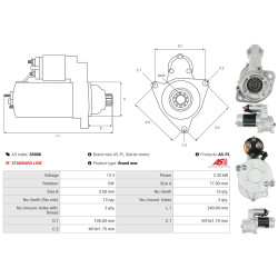 Démarreur Hyundai PORTER Platform/Chassis_1