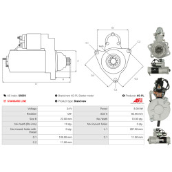 Démarreur Hyundai R110D-7A_1