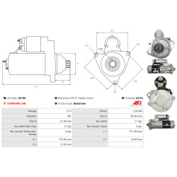 Démarreur Mustang MTL20_1