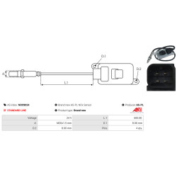 Capteur NOx MERCEDES-BENZ ANTOS_1