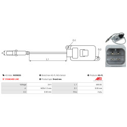 Capteur NOx MERCEDES-BENZ AROCS_1