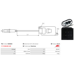 Capteur NOx MERCEDES-BENZ ANTOS_1